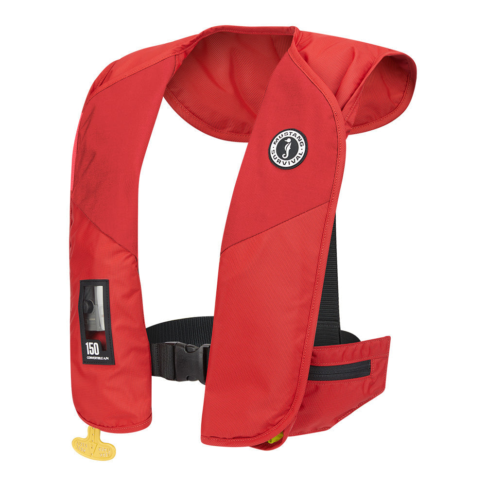 Mustang MIT 150 Convertible Inflatable PFD - Red [MD2020-4-0-202] - Besafe1st® 
