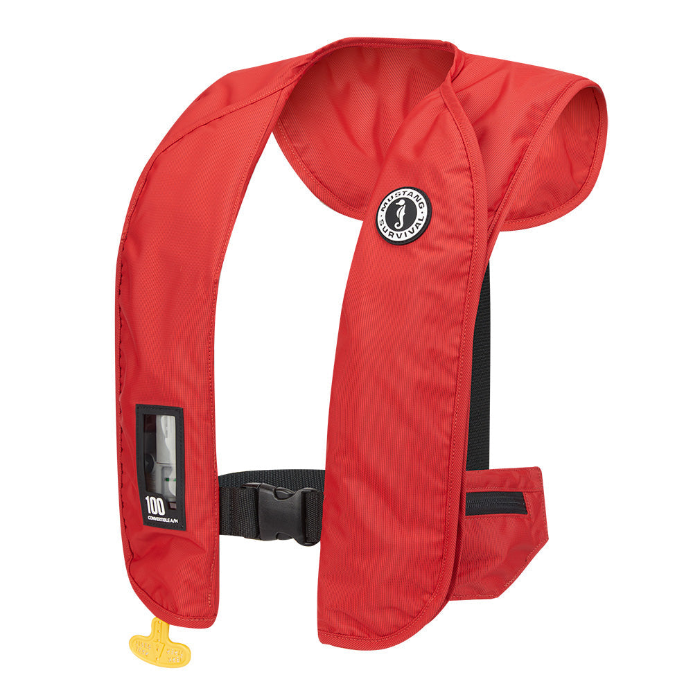 Mustang MIT 100 Convertible Inflatable PFD - Red [MD2030-4-0-202] - Besafe1st® 