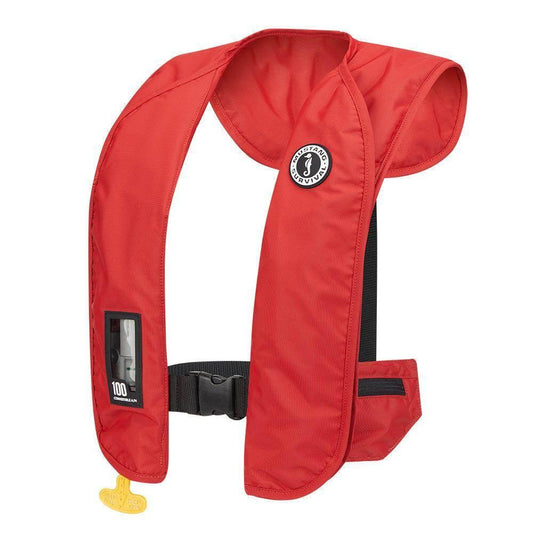 Mustang MIT 100 Convertible Inflatable PFD - Red [MD2030-4-0-202] - Besafe1st