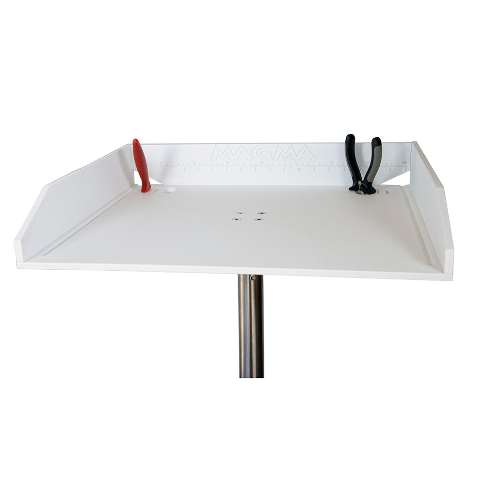 Magma 16" x 20" White Fillet Table w/LeveLock Mount [T10-424] - Premium Filet Tables  Shop now 