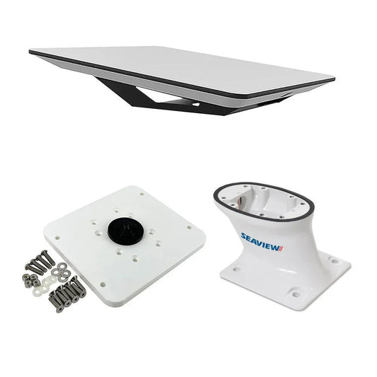 KVH Starlink Flat Panel Kit w/5" Seaview Pedestal Mount ADASTLKA Starlink Top Plate [72-1048-SV5] - Besafe1st