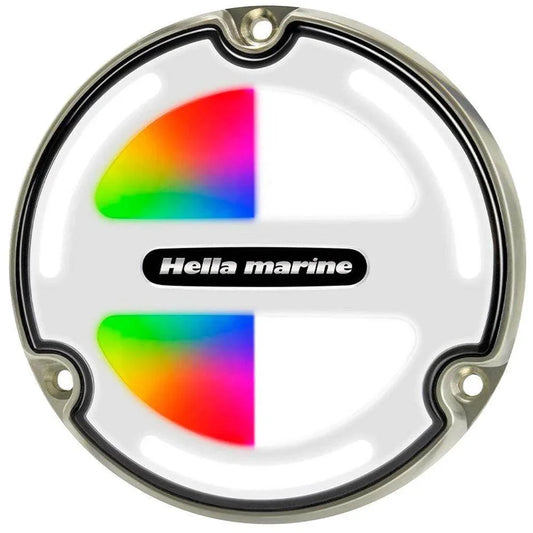Hella Marine Apelo A3 RGBW Underwater Light - Bronze - White Lens [016831001] - Besafe1st