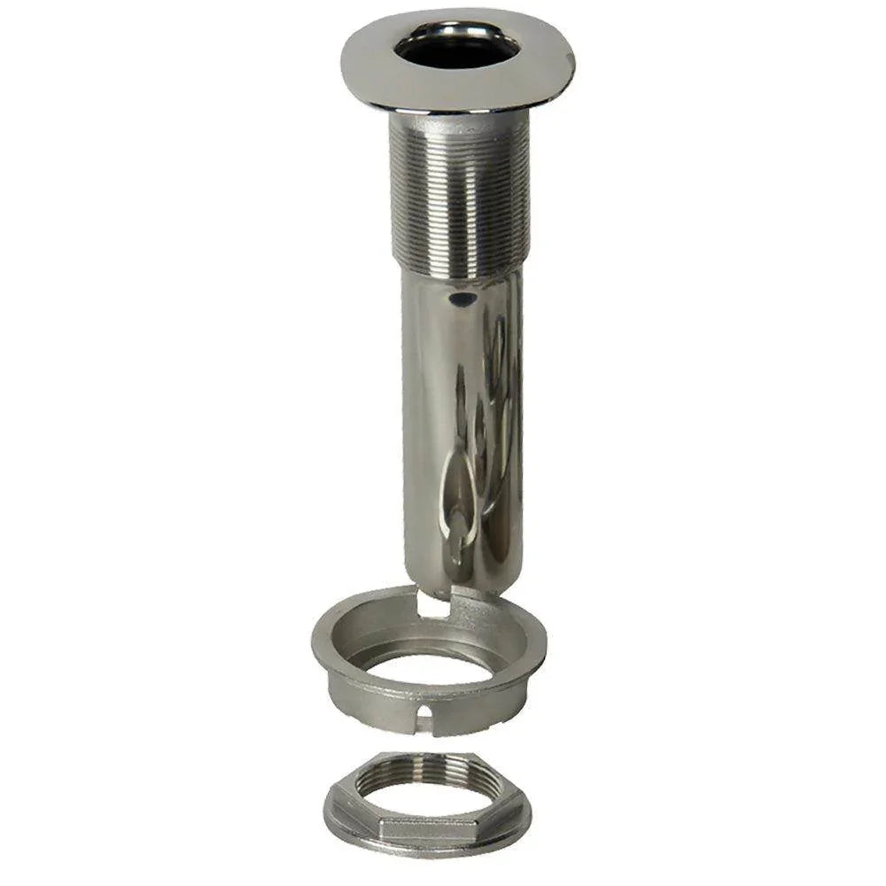 C.E. Smith 80 Series Screwless Flush Mount Rod Holder - 0 Degree - Stainless Steel - Swivel Bottom - Black Liner [53686S] C.E. Smith