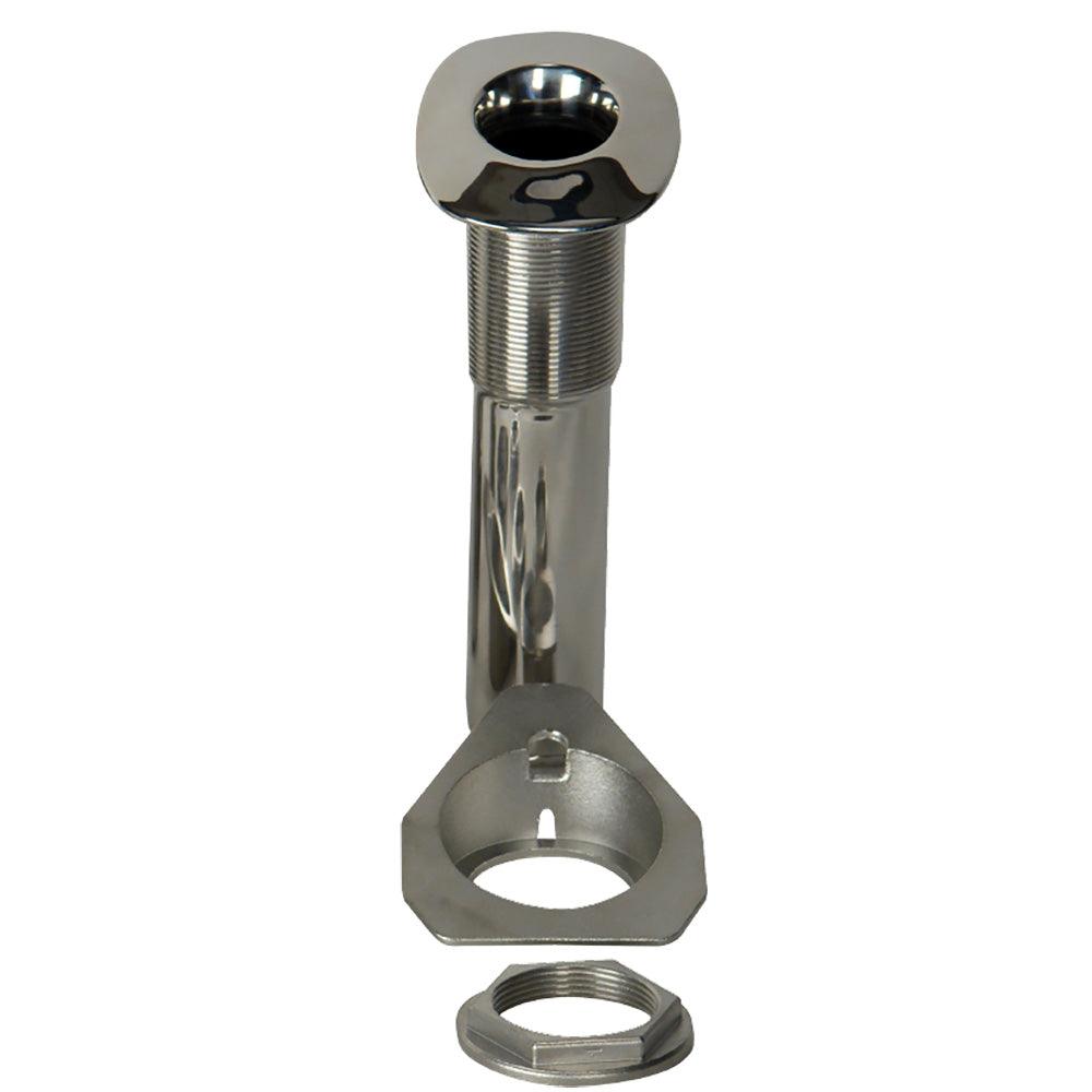 C.E. Smith 80 Series Screwless Flush Mount Rod Holder - 15 Degree - Stainless Steel - Swivel Bottom - Black Liner [53687S] - Besafe1st® 