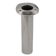 C.E. Smith 70 Series Standard Flush Mount Rod Holder - 0 Degree - Stainless Steel - Gimbal Bar Bottom - Black Liner [536700] - Besafe1st® 