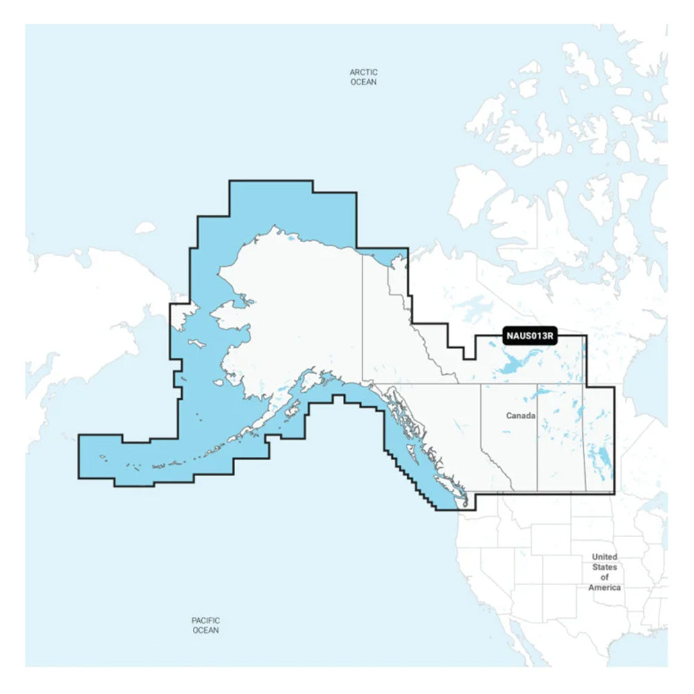 Navionics NAUS013R - Canada, West  Alaska - Navionics+ [010-C1467-30] - Besafe1st®  