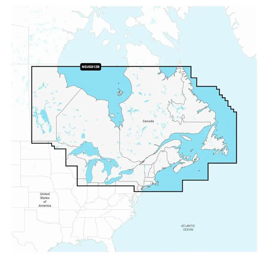 Garmin Navionics+ NSUS012R Canada, East  Great Lakes [010-C1484-20] Garmin