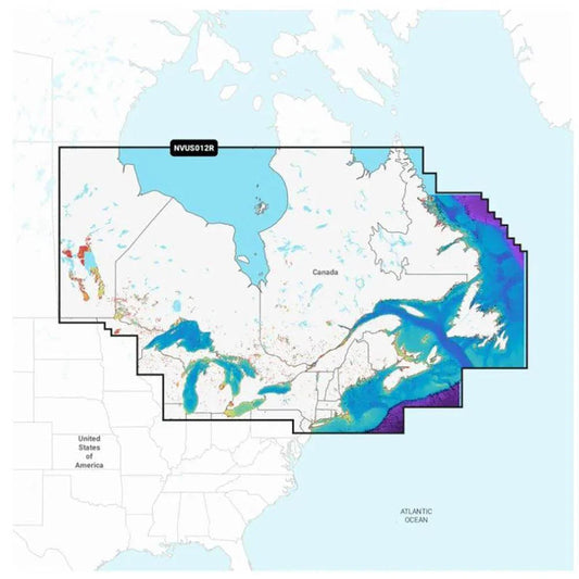 Garmin Navionics Vision+ NVUS012R Canada, East  Great Lakes [010-C1484-00] Garmin