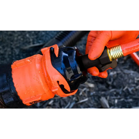 Camco RhinoFlex 10 Clean Out Hose w/Rinser Cap - 5/8" Internal Diameter [22999] - Besafe1st