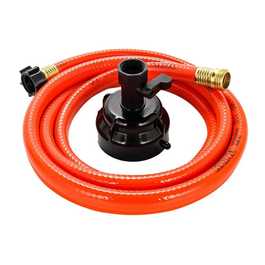 Camco RhinoFlex 10 Clean Out Hose w/Rinser Cap - 5/8" Internal Diameter [22999] - Besafe1st