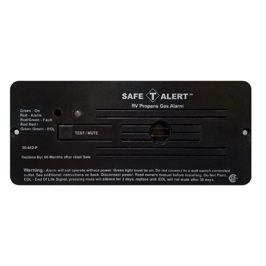 Safe-T-Alert 30 Series 12V RV Propane Alarm - Black [30-442-P-BL] - Besafe1st