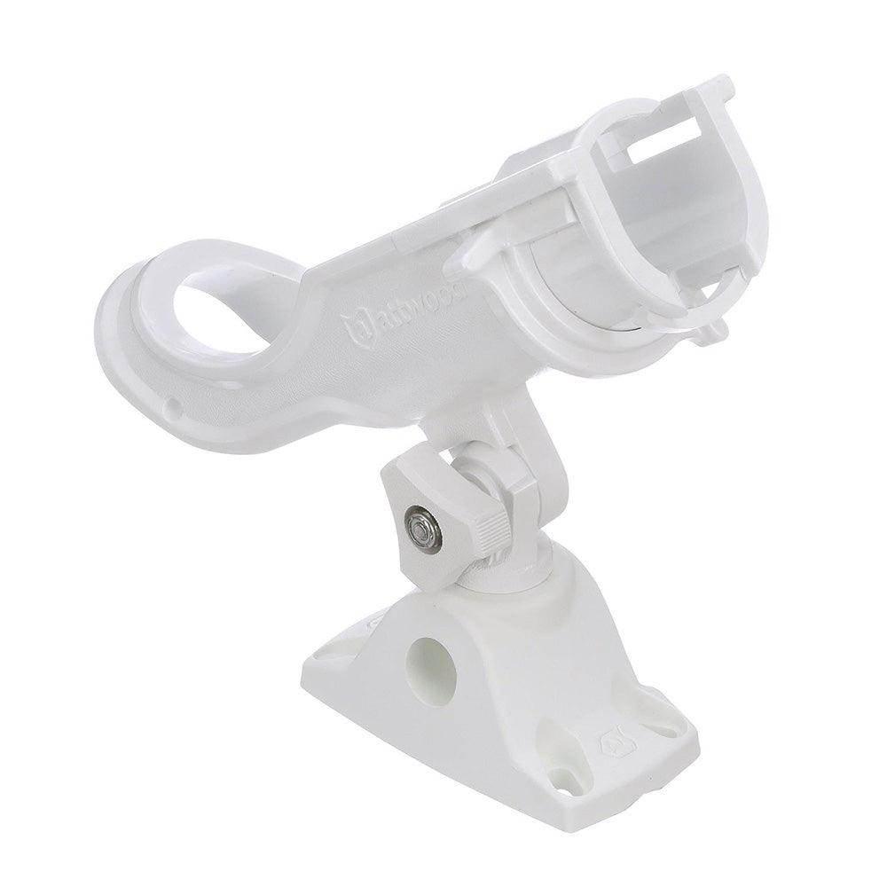 Attwood Heavy-Duty Adjustable Rod Holder w/Combo Mount - White [5009W4] - Besafe1st