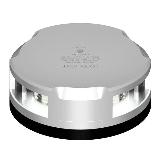 Lopolight Masthead/360-Degree Light - 3NM - Silver Housing w/FB Base [201-021-FB] - Besafe1st