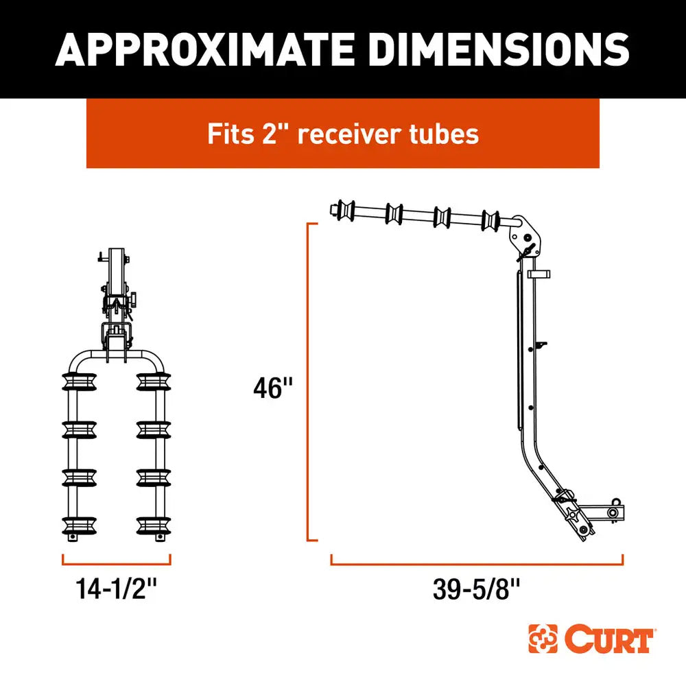 CURT ActiveLink SE Series Bike Rack - 4 Bikes Up to 180 lbs [18411] - Premium Accessories Besafe1st Shop now 