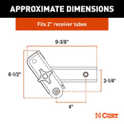 CURT ActiveLink 2" Receiver Shank - Up to 5000 lbs [18402] - Premium Accessories Besafe1st Shop now 