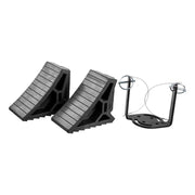 CURT HD Wheels Chocks 2-Pack w/Mounting Bracket [22802] - Premium Accessories Besafe1st Shop now 