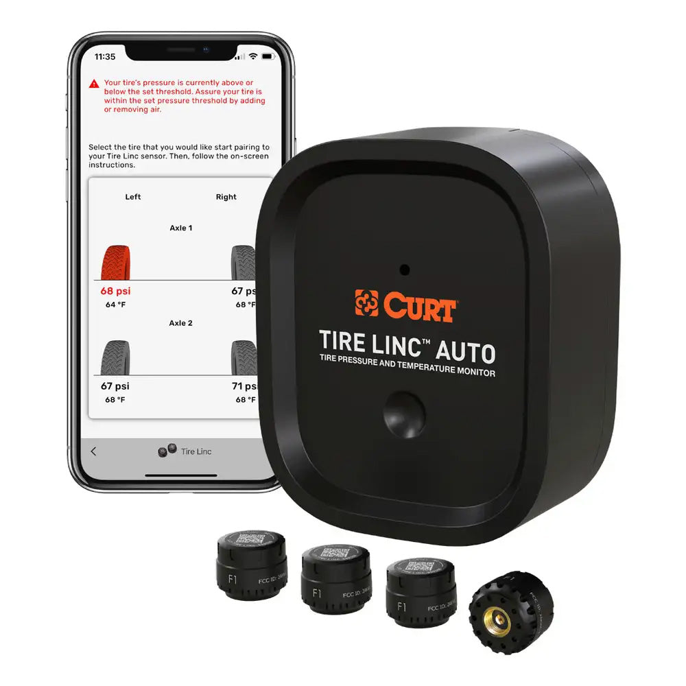 CURT Tire Linc Auto TPMS Using One Control Auto [57009] - Premium Accessories Besafe1st Shop now 