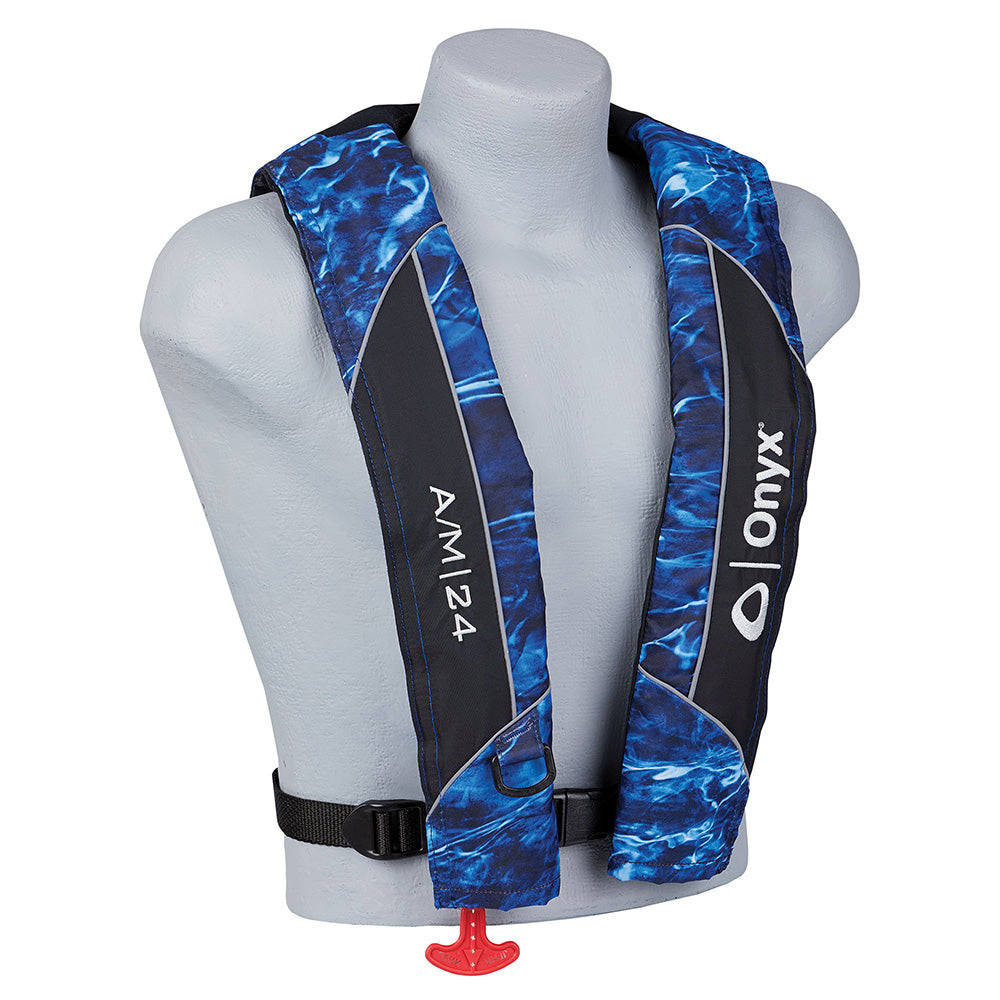 Onyx A/M-24 Auto/Manual Adult Universal PFD - Blue/Black [132008-855-004-19] - Premium Life Vests  Shop now 