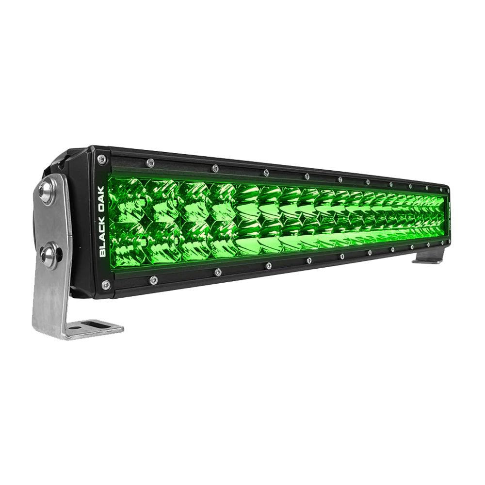 Black Oak Curved Double Row Combo Green Hog Hunting 20" Pro Series 3.0 LED Light Bar [20CG-D3OS] - Premium Light Bars Besafe1st®  Shop now 