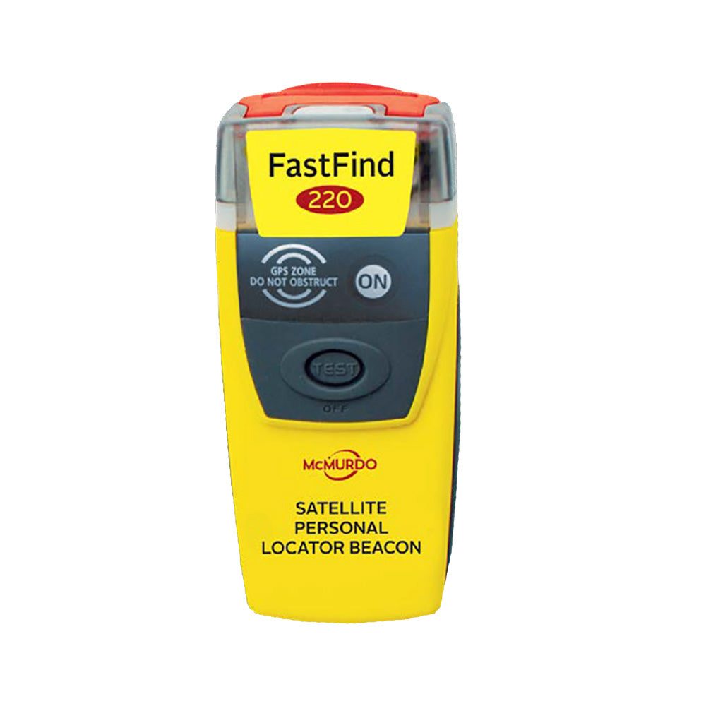 McMurdo FastFind 220 Personal Locator Beacon (PLB) - Limited Battery Life (4 Years) Expires 2028 [91-001-220A-C2028] - Premium Personal Locator Beacons  Shop now at Besafe1st® 