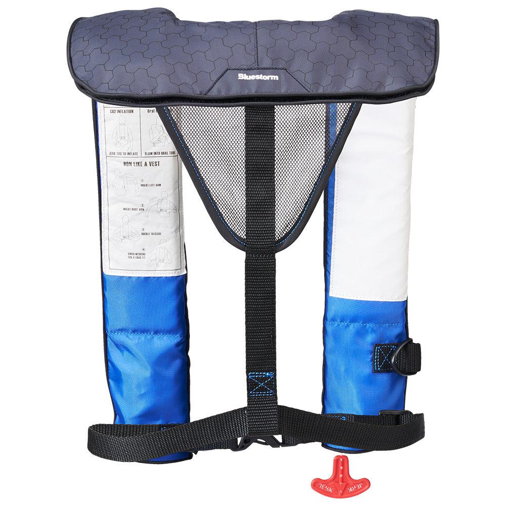 Bluestorm Cirrus 26 Auto/Manual Type V Inflatable PFD - Deep Blue [SL6F-21-BLU] - Besafe1st® 