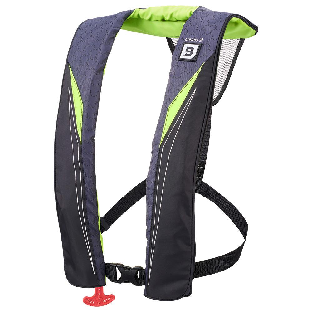 Bluestorm Cirrus 26 Auto/Manual Type V Inflatable PFD - Hi-Vis [SL6F-21-HVS] - Besafe1st® 