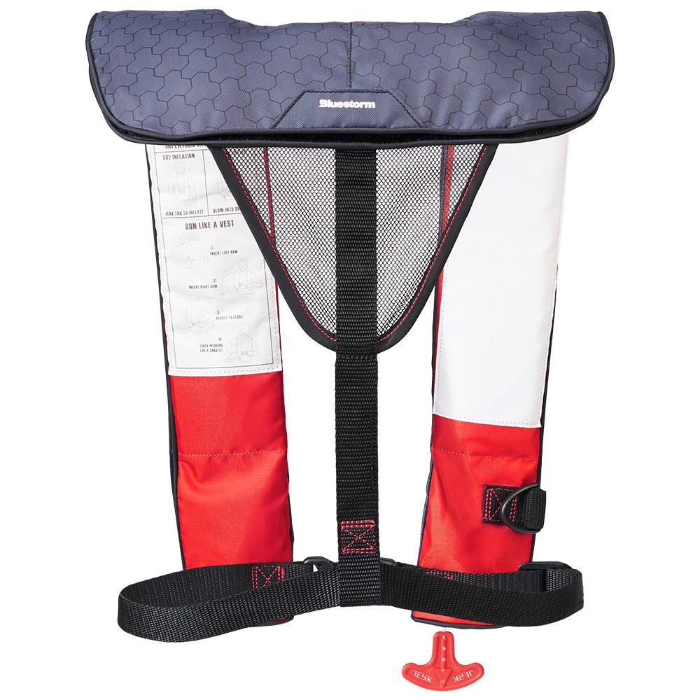 Bluestorm Cirrus 26 Auto/Manual Type V Inflatable PFD - Red [SL6F-21-RED] - Besafe1st® 