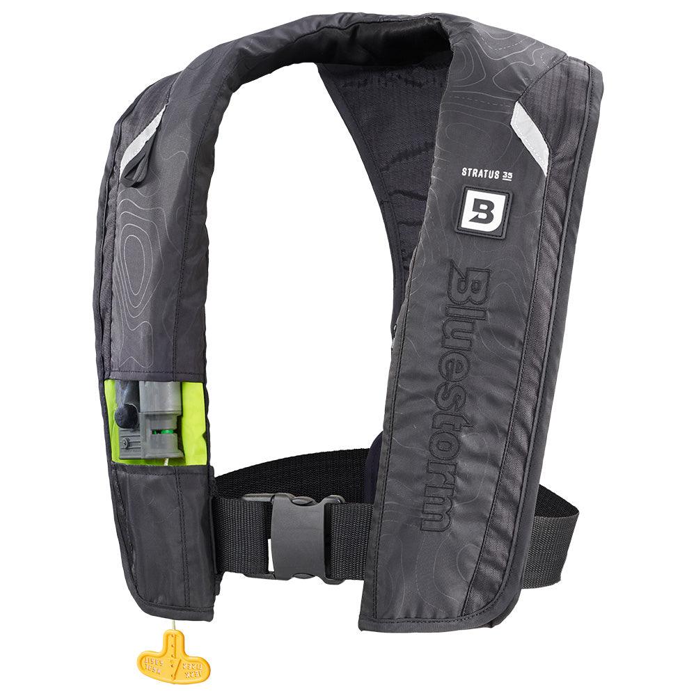 Bluestorm Stratus 35 Auto Type II Inflatable PFD - Apex Black [T1H-19-BLK] - Besafe1st® 