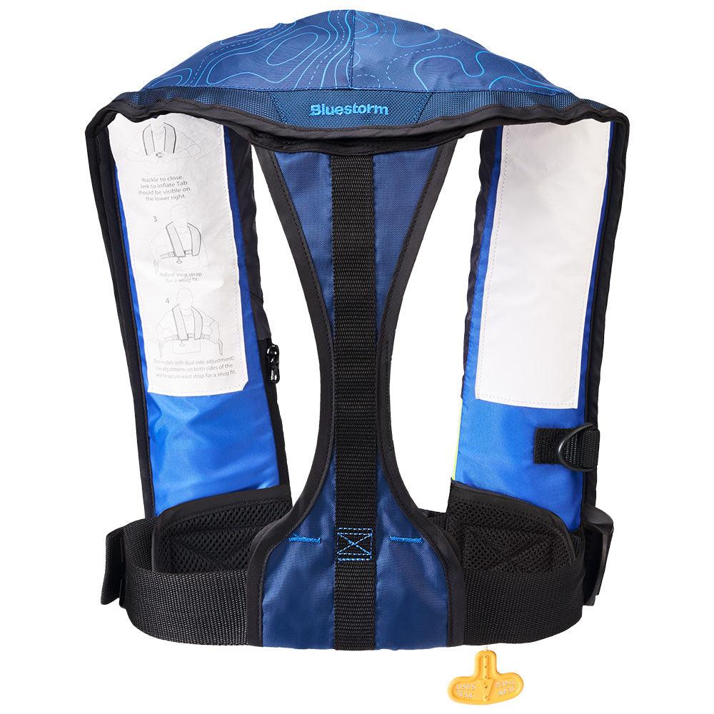 Bluestorm Stratus 35 Auto Type II Inflatable PFD - Deep Blue [T1H-19-NAV] - Besafe1st® 