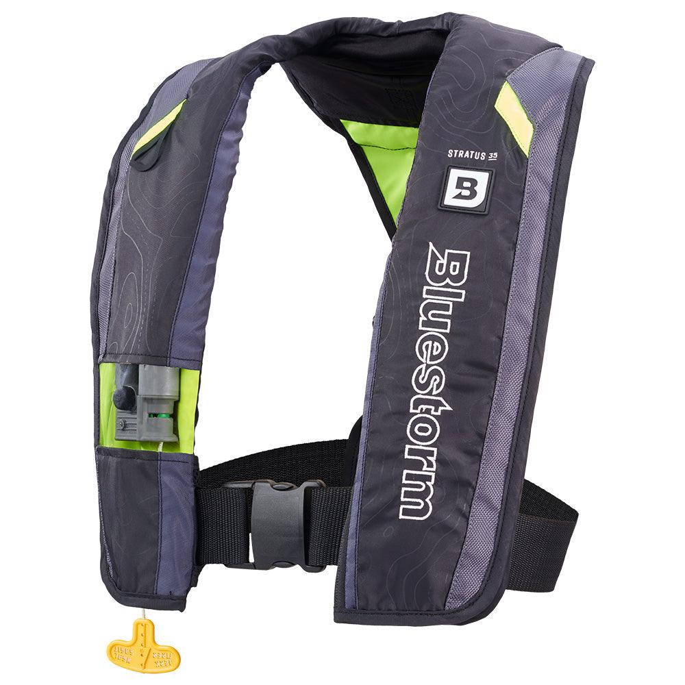 Bluestorm Stratus 35 Auto Type II Inflatable PFD - Hi-Vis [T1H-19-HVS] - Besafe1st® 