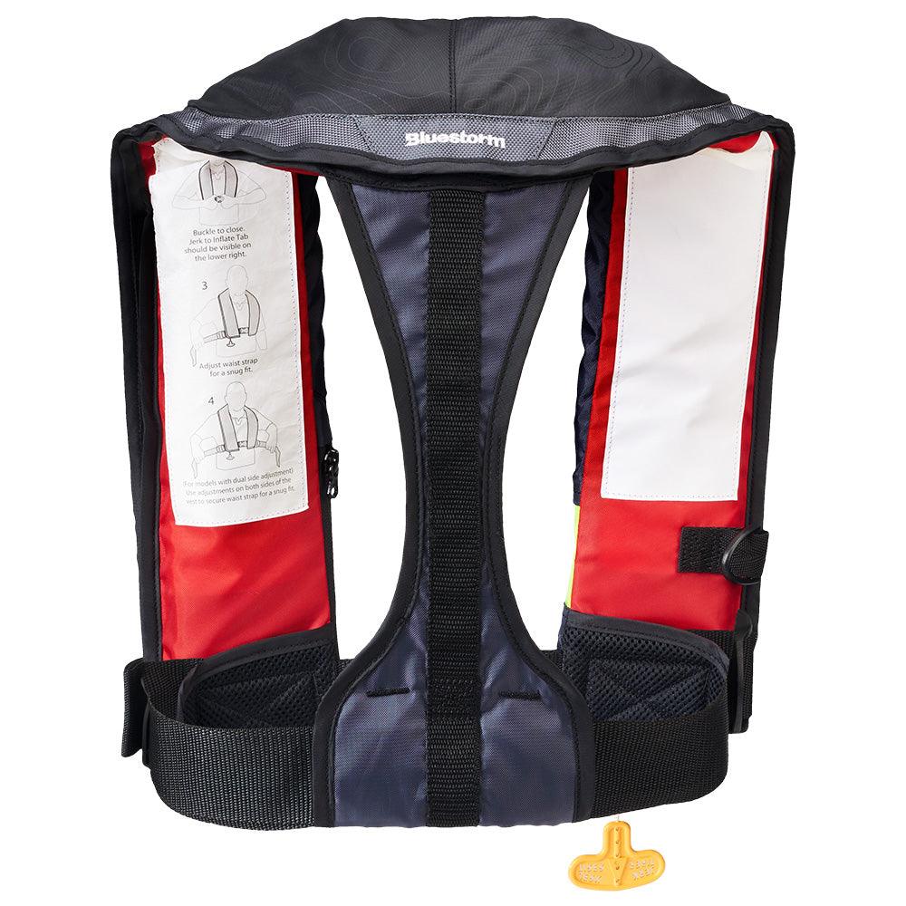 Bluestorm Stratus 35 Auto Type II Inflatable PFD - Red [T1H-19-RED] - Besafe1st® 