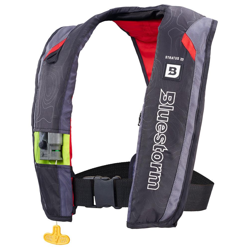 Bluestorm Stratus 35 Auto Type II Inflatable PFD - Red [T1H-19-RED] - Besafe1st® 