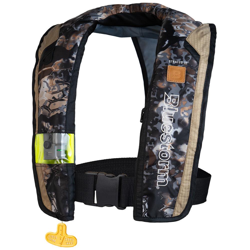 Bluestorm Kryptek Stratus 35 Auto Type II Inflatable PFD - Obscura Skyfall [BS-T1H-23-SKY] - Besafe1st® 