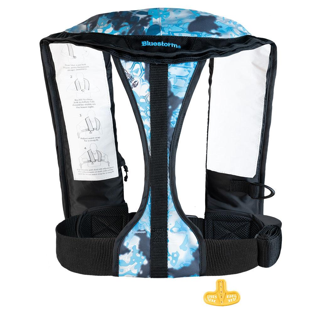 Bluestorm Kryptek Stratus 35 Auto Type II Inflatable PFD - Obscura Litus [BS-T1H-23-LIT] - Besafe1st® 