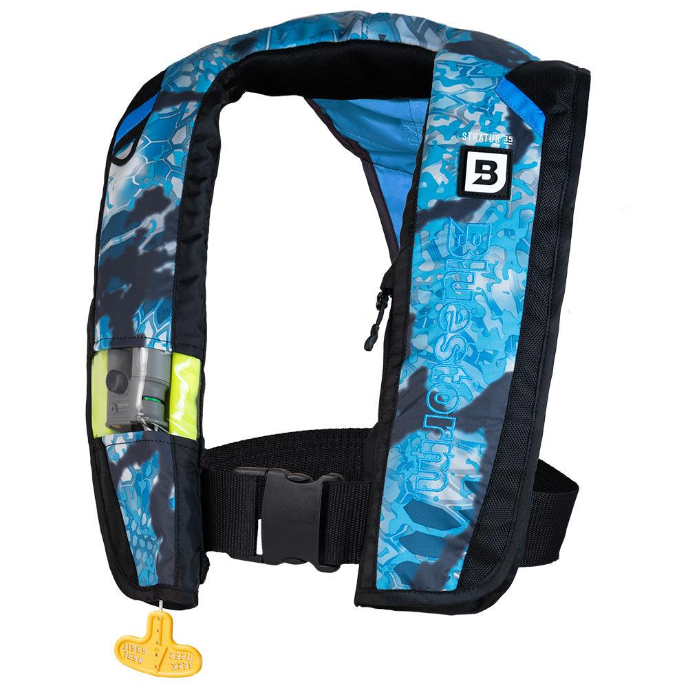 Bluestorm Kryptek Stratus 35 Auto Type II Inflatable PFD - Obscura Litus [BS-T1H-23-LIT] - Besafe1st® 