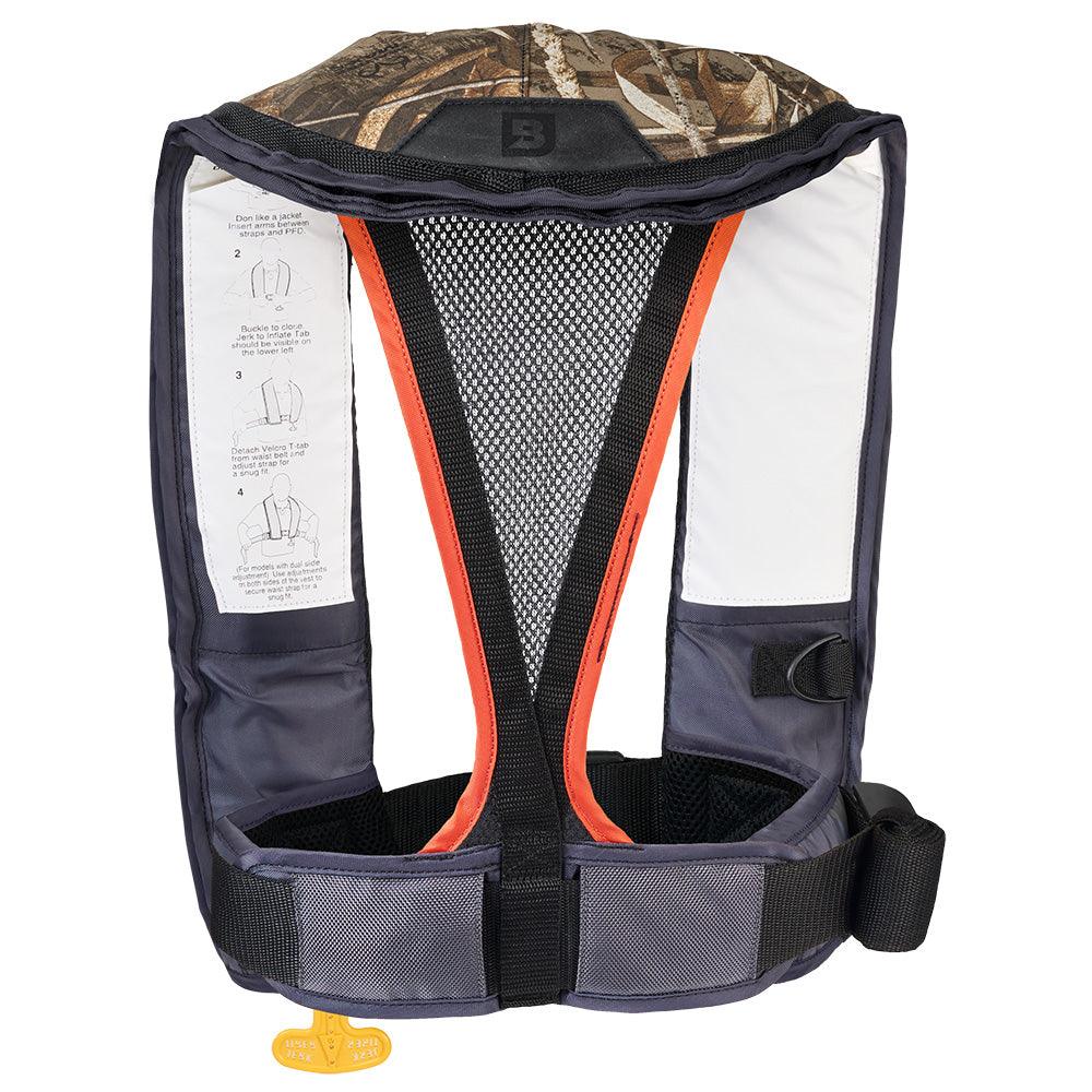 Bluestorm Atmos 40 Auto Type II Inflatable PFD - MAX5 Camo [BS-D1H-22-MX5] - Besafe1st® 