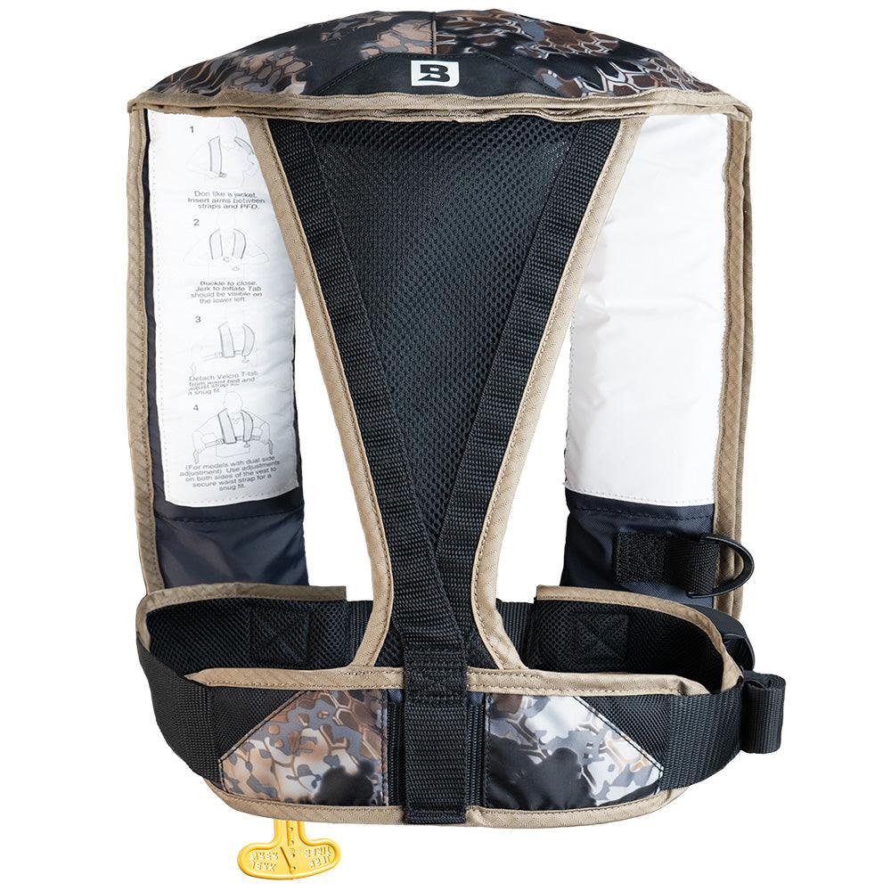 Bluestorm Kryptek Atmos 40 Auto Type II Inflatable PFD - Obscura Skyfall [BS-D1H-23-SKY] - Besafe1st® 