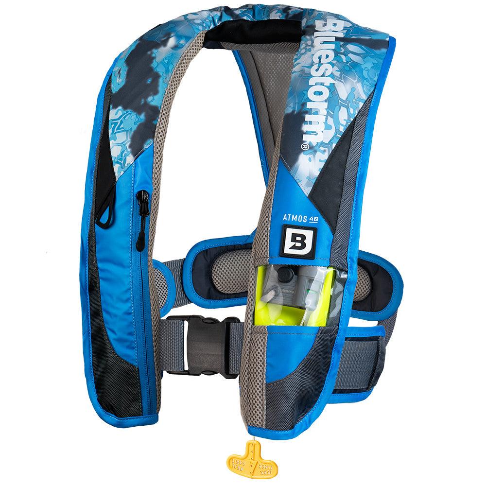 Bluestorm Kryptek Atmos 40 Auto Type II Inflatable PFD - Obscura Litus [BS-D1H-23-LIT] - Besafe1st® 