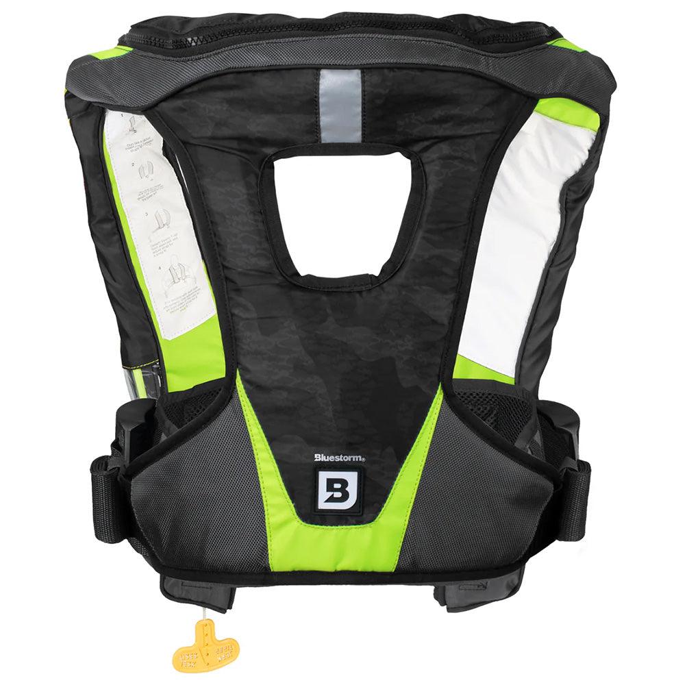 Bluestorm Arcus 40 Auto Type II Inflatable PFD - Hi-Vis Green [BS-ZD1H-22-HVS] - Besafe1st® 