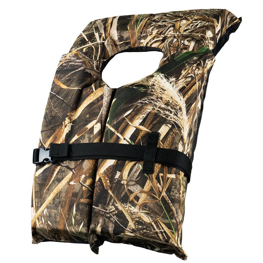 Bluestorm Type II Adult Universal Foam Life Jacket - MAX5 Camo [BS-T2-24-MAX-U] - Besafe1st® 