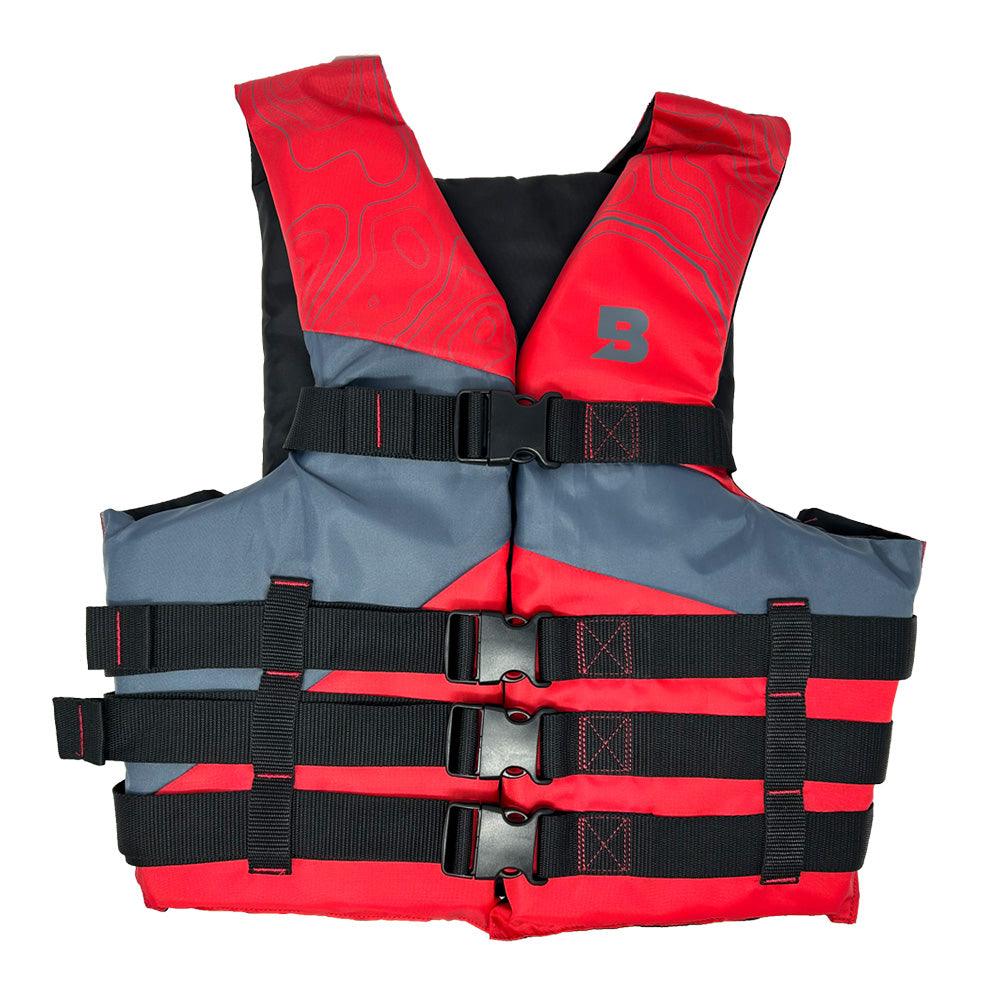 Bluestorm Type III Adult Universal Foam Life Jacket - Red [BS-175-RED-U] - Besafe1st® 