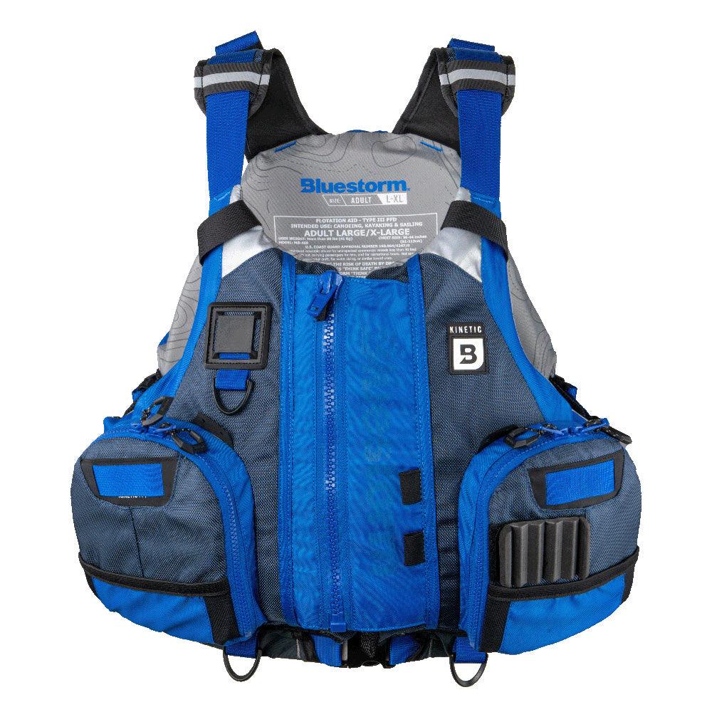 Bluestorm Kinetic Kayak Fishing Vest - Deep Blue - S/M [BS-409-BLU-S/M] - Besafe1st® 