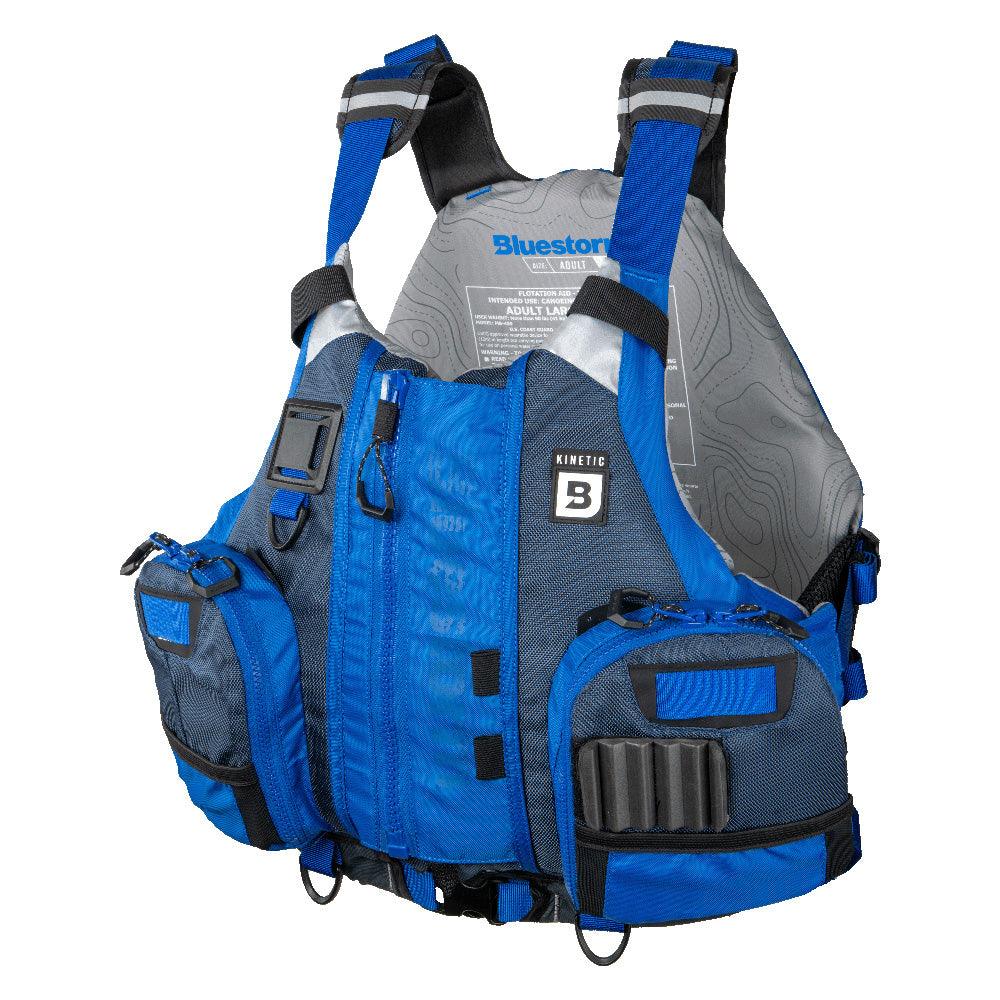 Bluestorm Kinetic Kayak Fishing Vest - Deep Blue - S/M [BS-409-BLU-S/M] - Besafe1st® 