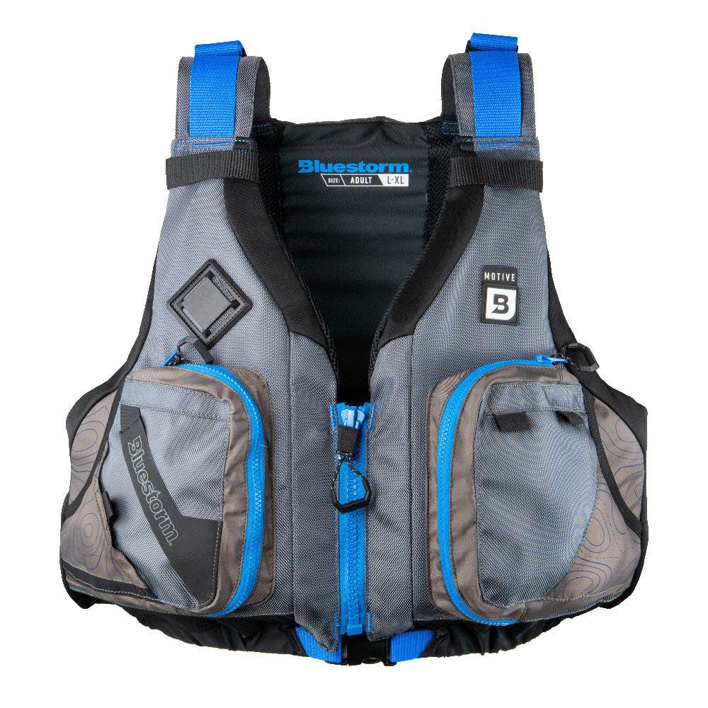 Bluestorm Motive Kayak Fishing Vest - Deep Blue - L/XL [BS-248-TPE-L/XL] - Besafe1st® 