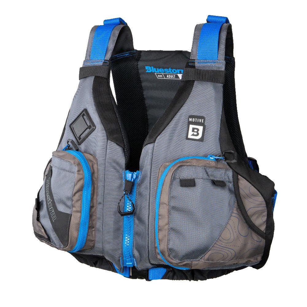 Bluestorm Motive Kayak Fishing Vest - Deep Blue - L/XL [BS-248-TPE-L/XL] - Besafe1st® 