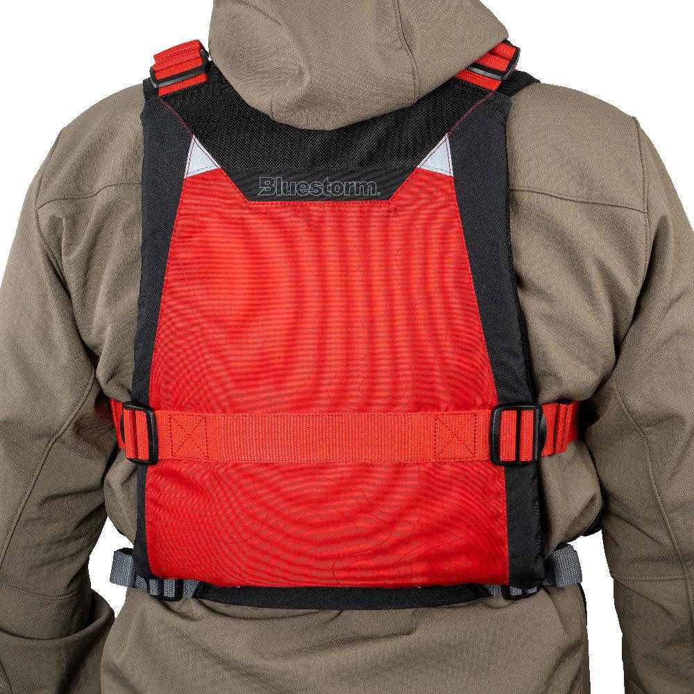 Bluestorm Motive Kayak Fishing Vest - Nitro Red - S/M [BS-248-RDD-S/M] - Besafe1st® 