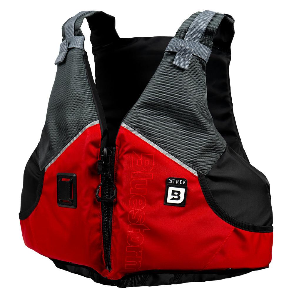 Bluestorm Trek Adult Universal Paddling Vest - Nitro Red [BS-249-RED-U] - Besafe1st® 