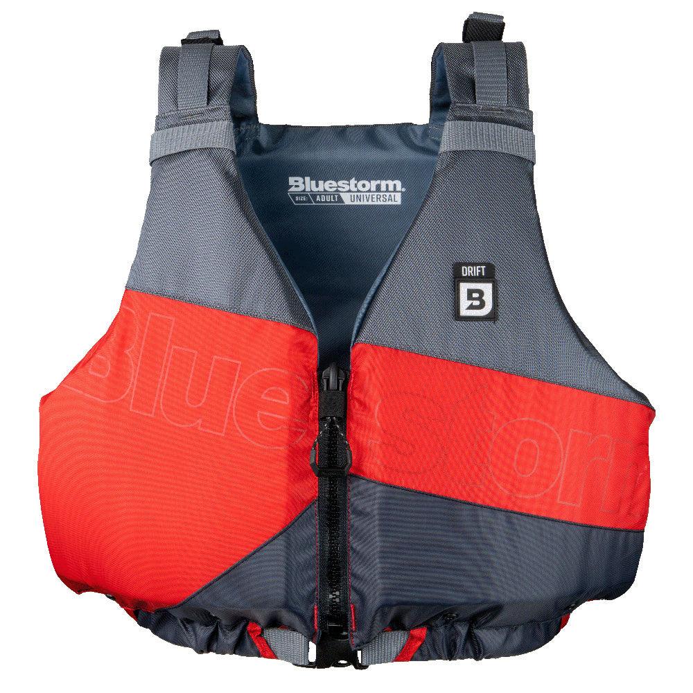 Bluestorm Drift Adult Universal Paddling Vest - Nitro Red [BS-247-RED-U] - Besafe1st® 