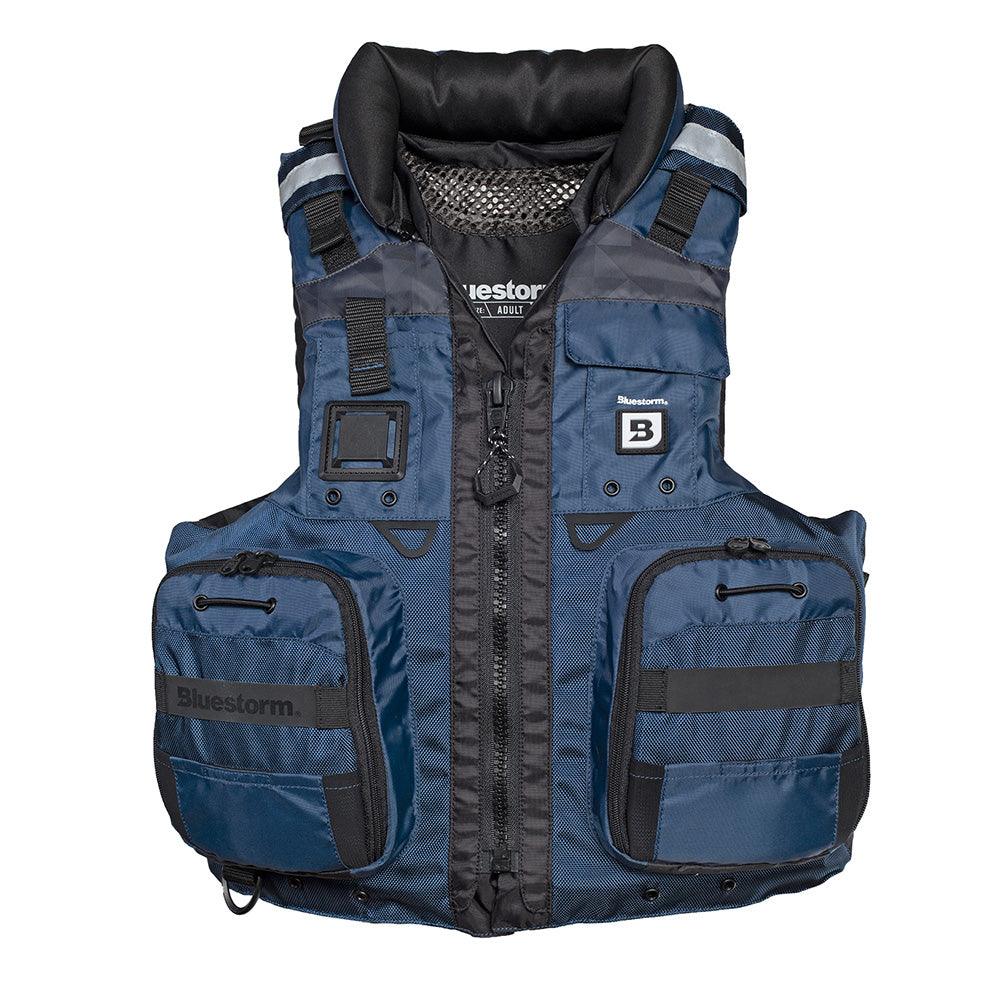 Bluestorm Classic Adult Fishing Life Jacket - Deep Blue - S/M [BS-70B-NAV-S/M] - Besafe1st® 