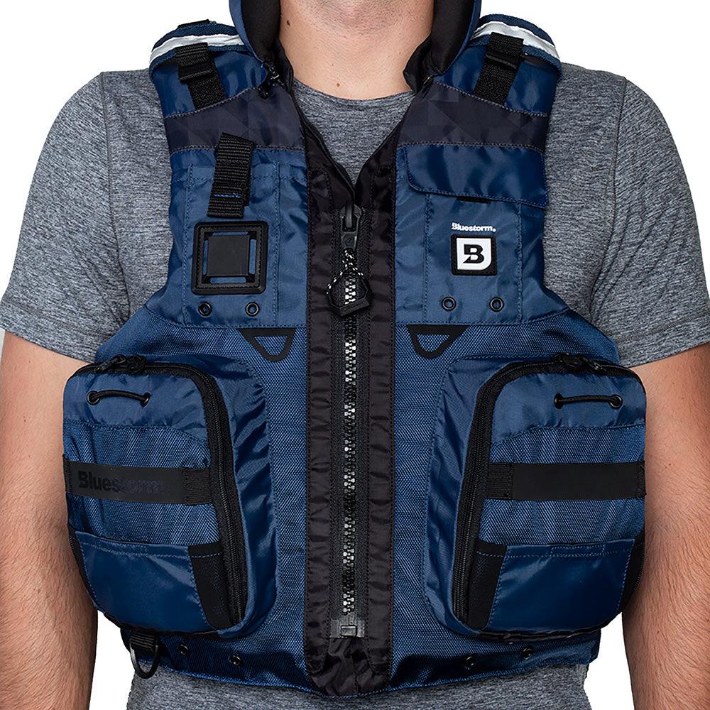 Bluestorm Classic Adult Fishing Life Jacket - Deep Blue - S/M [BS-70B-NAV-S/M] - Besafe1st® 